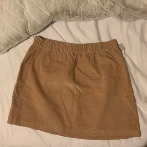 NWT | BP Creamy corduroy skirt